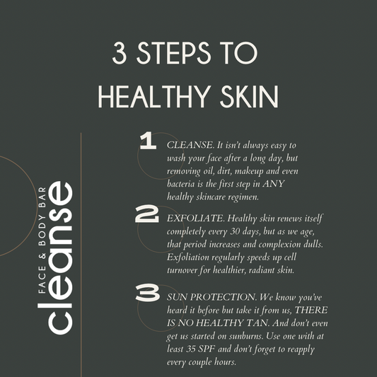 3 Steps to Achieve Healthy Skin