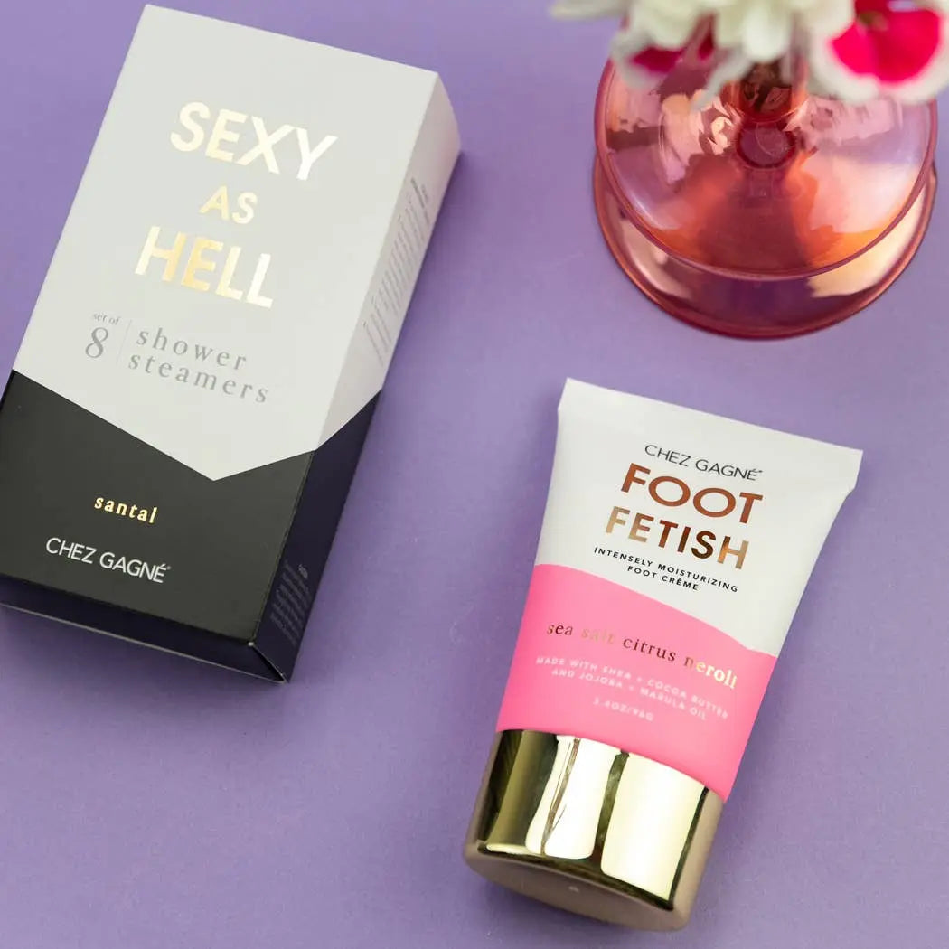 Foot Fetish - Foot Crème - Sea Salt Citrus + Neroli Chez Gagné Cleanse Face & Body Bar