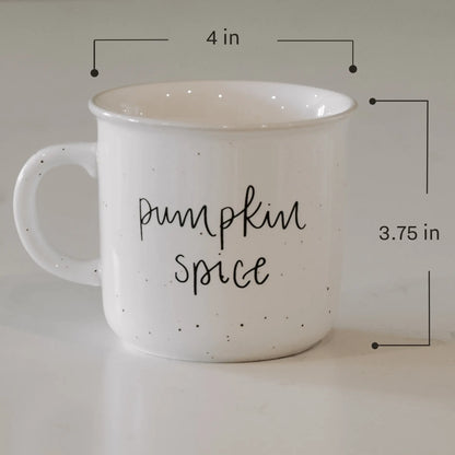 Pumpkin Spice 16oz. Rustic Campfire Coffee Mug - cleansefaceandbodybar