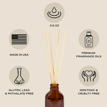 Pumpkin Spice Amber Reed Diffuser - cleansefaceandbodybar