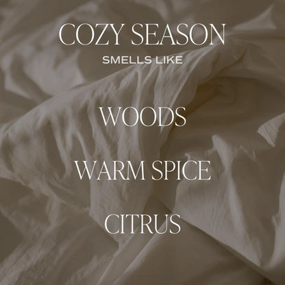 Cozy Season Soy Candle - Tan Matte Jar - 15 oz Sweet Water Decor