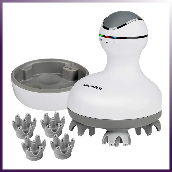 Smart Scalp Massager eterus Cleanse Face & Body Bar