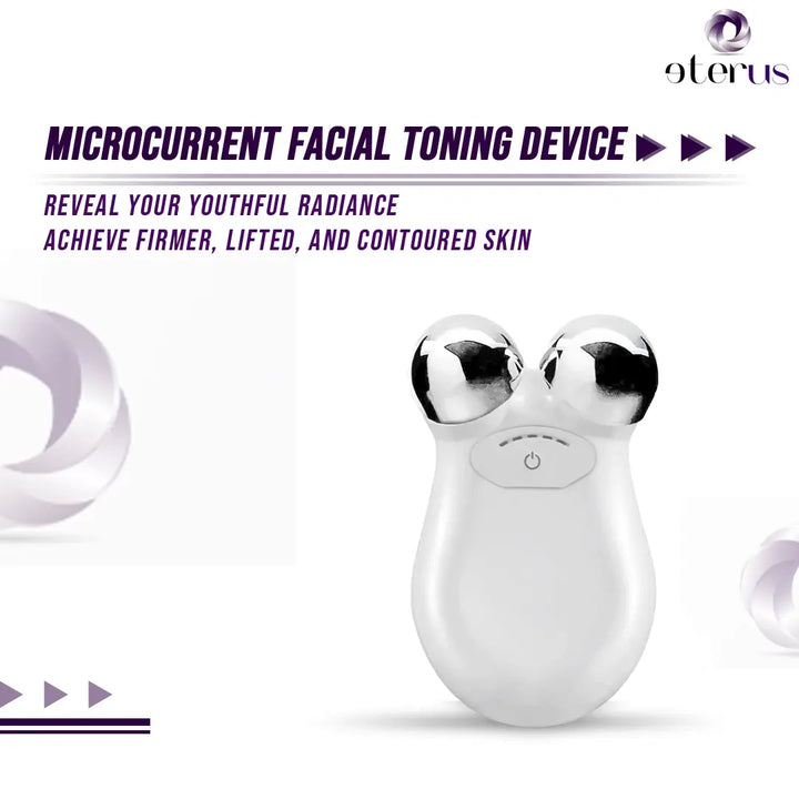 Microcurrent Facial Toning Massager eterus Cleanse Face & Body Bar