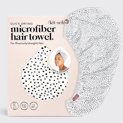 Microfiber Hair Towel - Micro Dot KITSCH