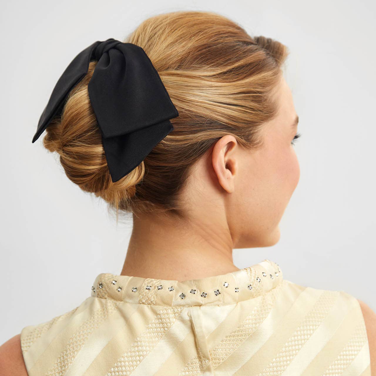 Recycled Fabric Bow Hair Clip 1pc | Kitsch