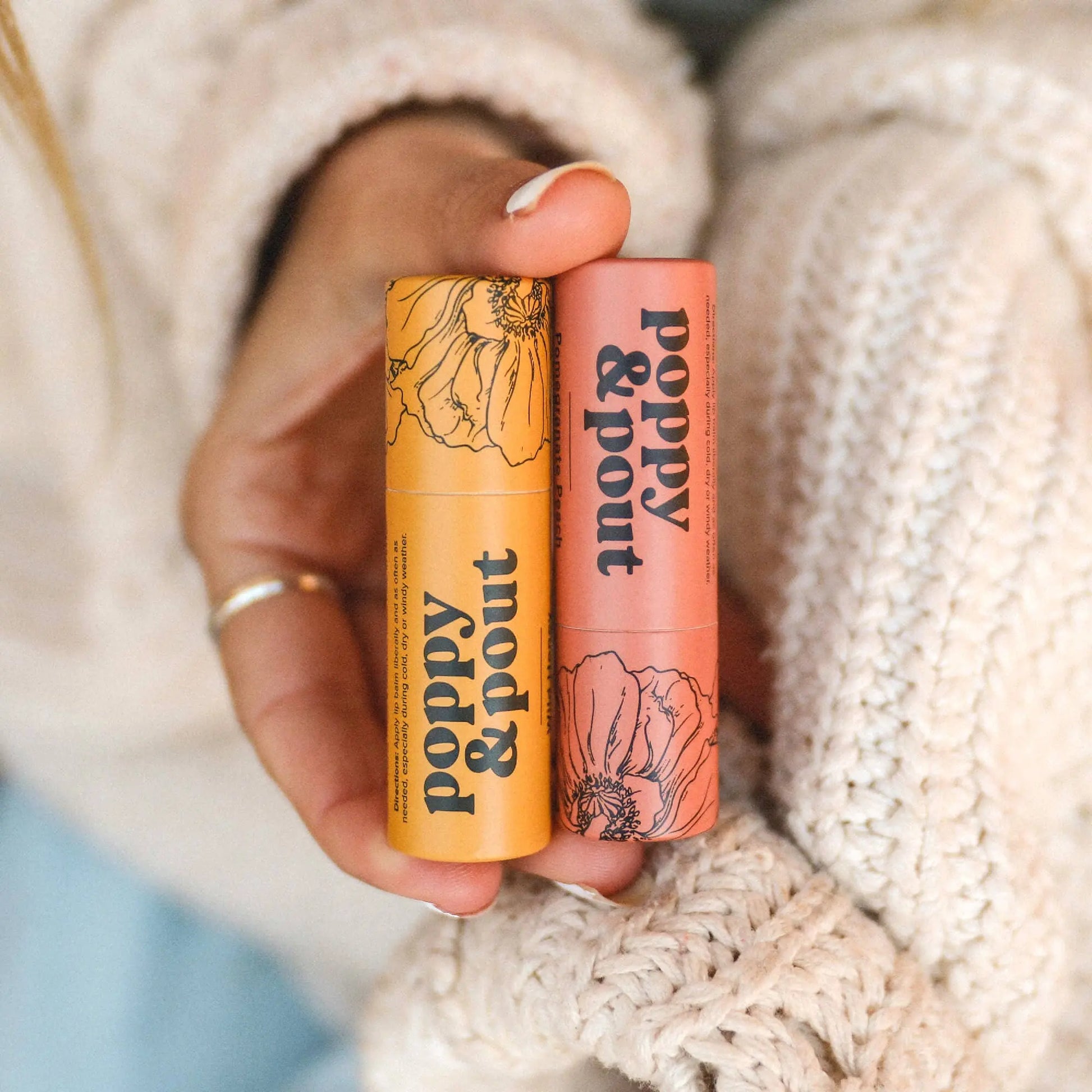 Pomegranate Peach Lip Balm - cleansefaceandbodybar