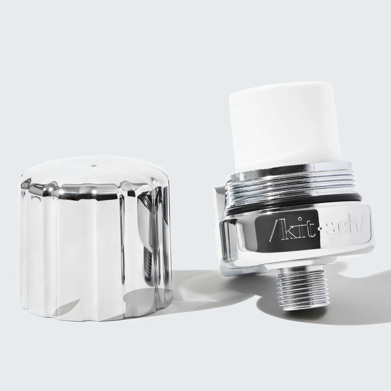 CHrome shower water filter