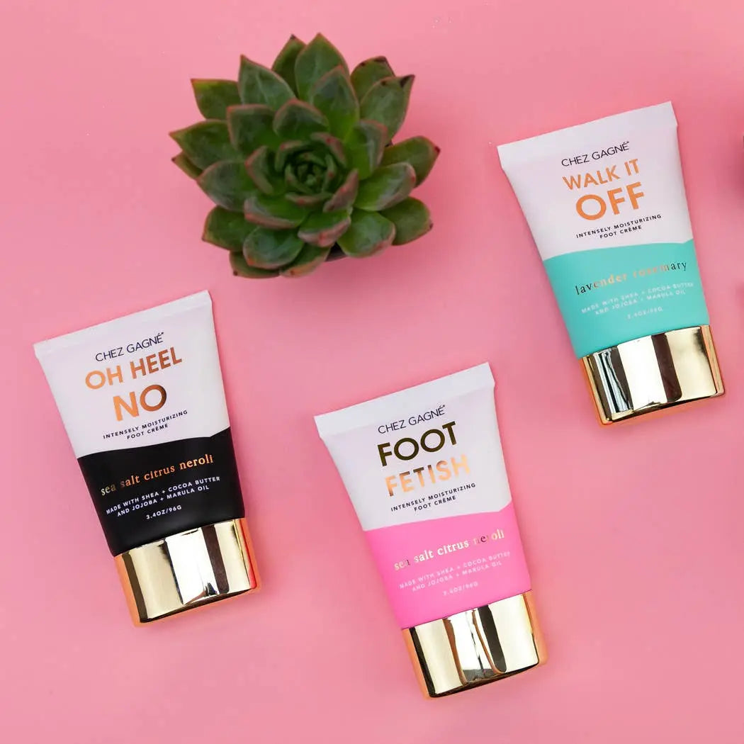 Foot Fetish - Foot Crème - Sea Salt Citrus + Neroli Chez Gagné Cleanse Face & Body Bar
