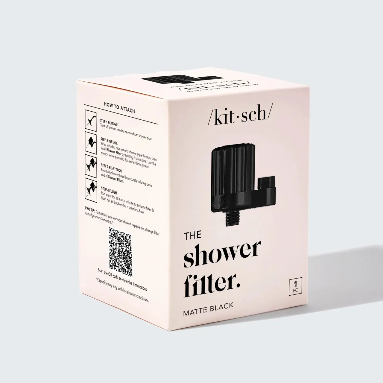 The Shower Filter - Black KITSCH