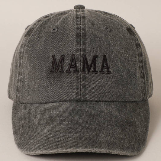 MAMA Embroidered Cotton Baseball Cap
