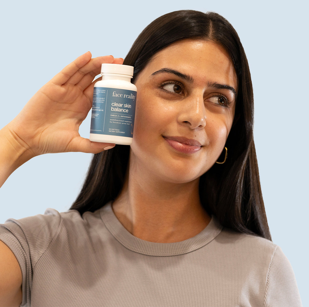 Face Reality | Clear Skin Balance Supplement. ACNE vitamin, omega 3