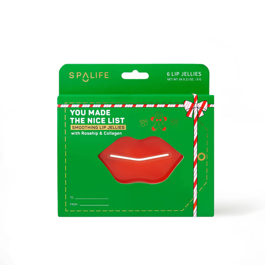 Candy Striped You Made the Nice list Lip Masks - 6 Pairs My Spa Life