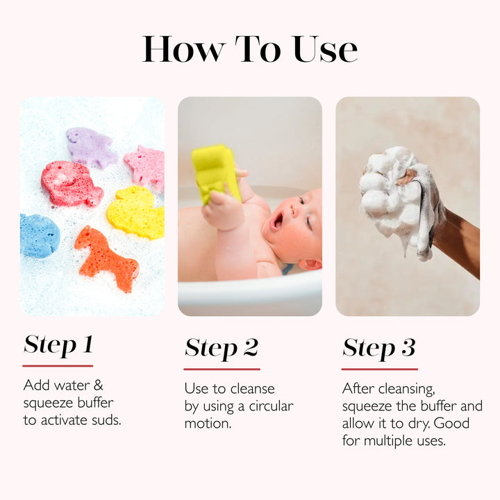 Farm Animals Assorted Pack Spongellé Cleanse Face & Body Bar