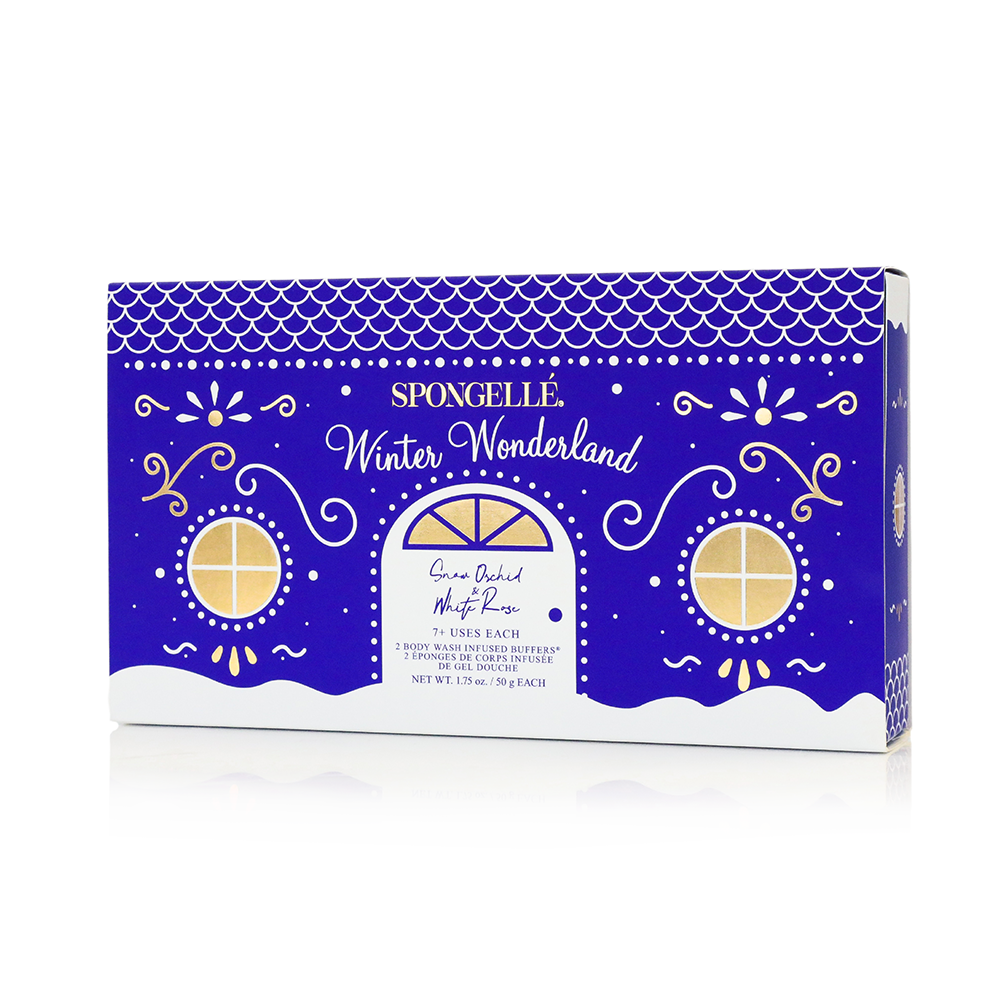 Winter Wonderland | Holiday Snowman Gift Set Spongellé Cleanse Face & Body Bar