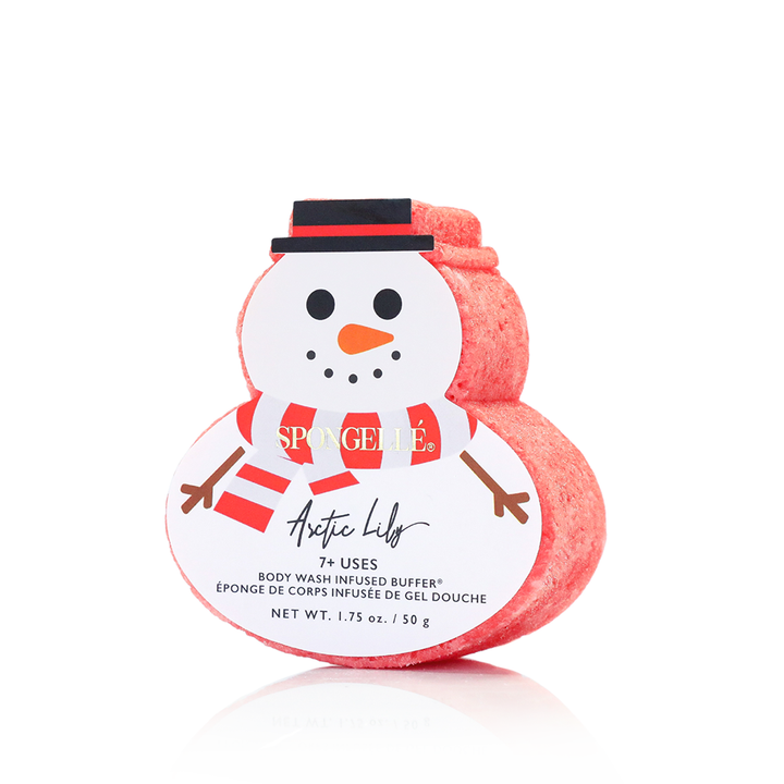 Holiday Snowman Assorted Pack Spongellé Cleanse Face & Body Bar