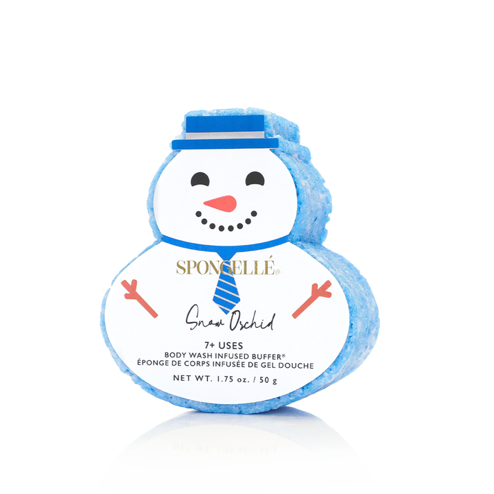 Holiday Snowman Assorted Pack Spongellé Cleanse Face & Body Bar