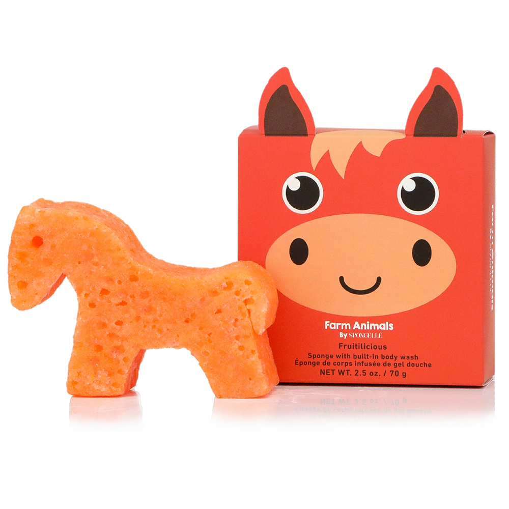 Farm Animals Assorted Pack Spongellé Cleanse Face & Body Bar
