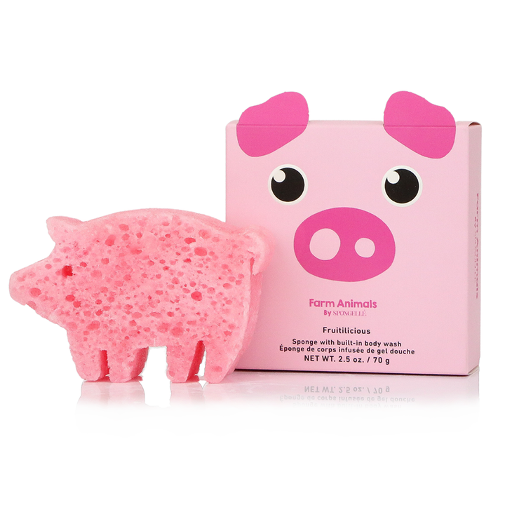 Farm Animals Assorted Pack Spongellé Cleanse Face & Body Bar