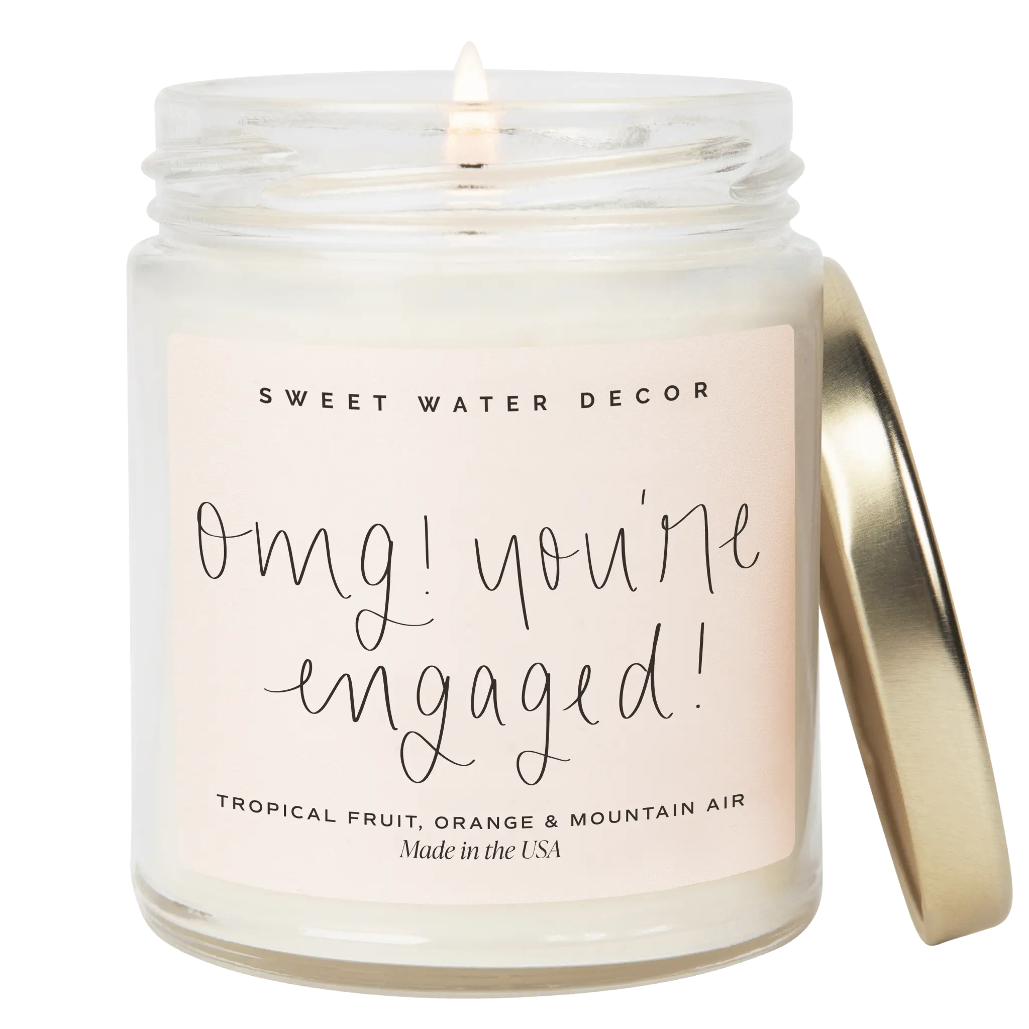 OMG! You're Engaged! Soy Candle