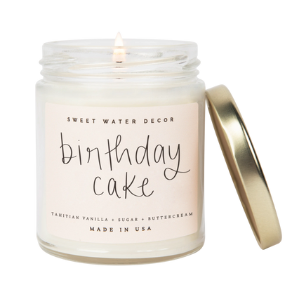 Birthday Cake Soy Candle 