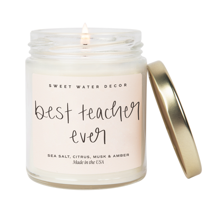 Best Teacher Ever Soy Candle 