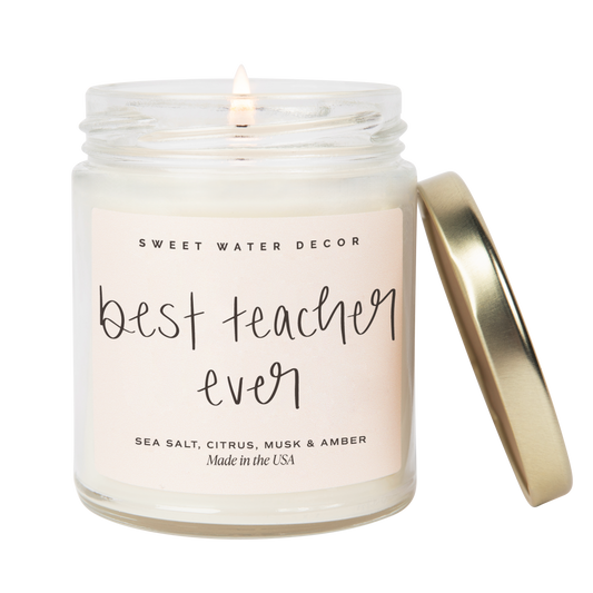 Best Teacher Ever Soy Candle 