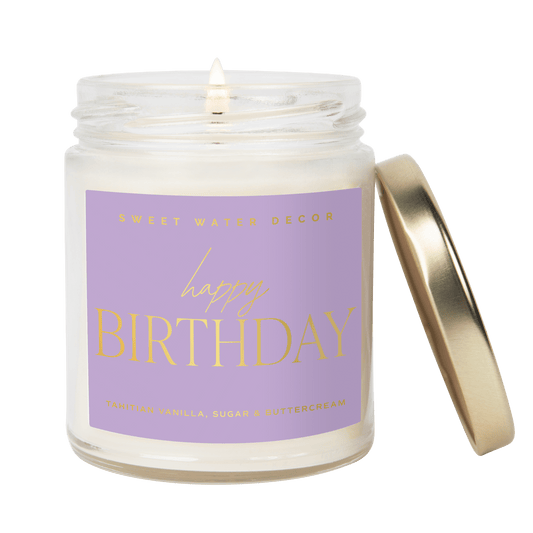 Happy Birthday Soy Candle - 9 oz