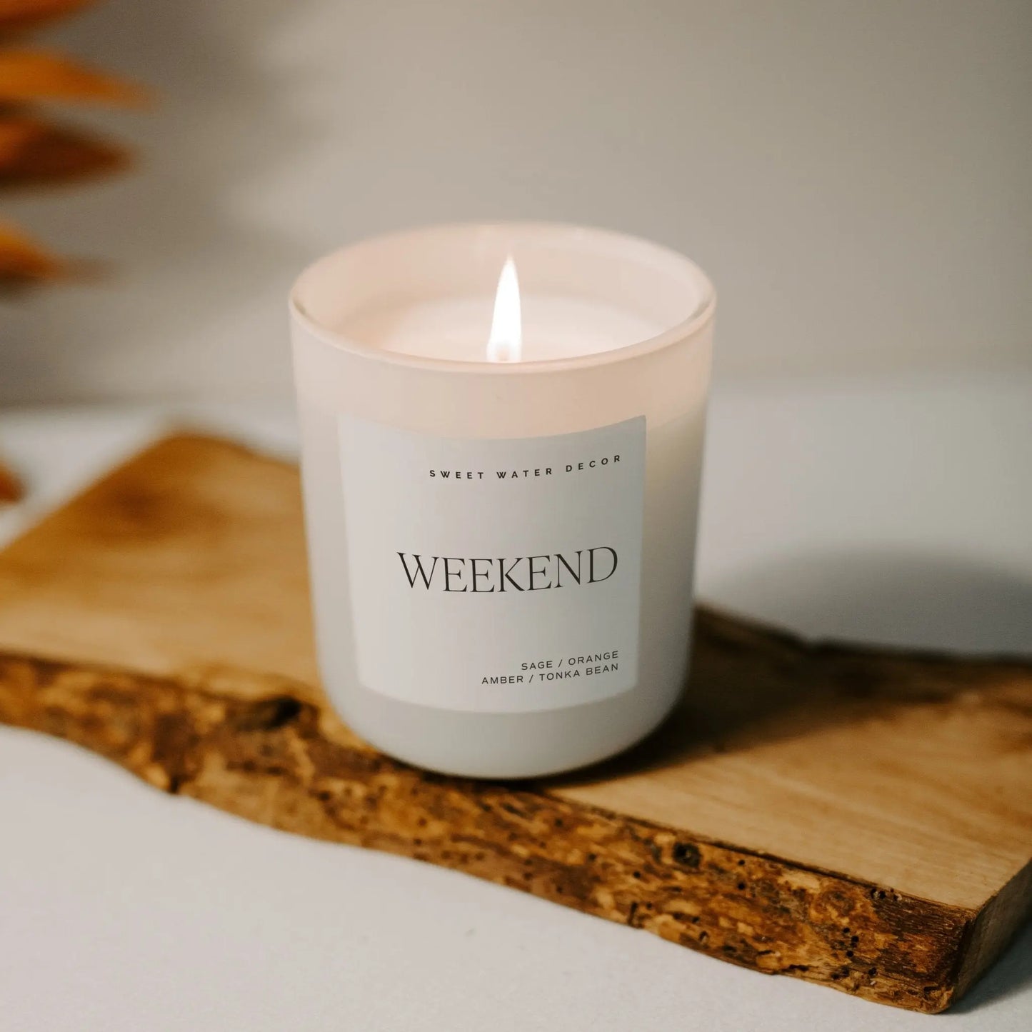 Weekend Soy Candle - Tan Matte Jar - 15 oz - cleansefaceandbodybar