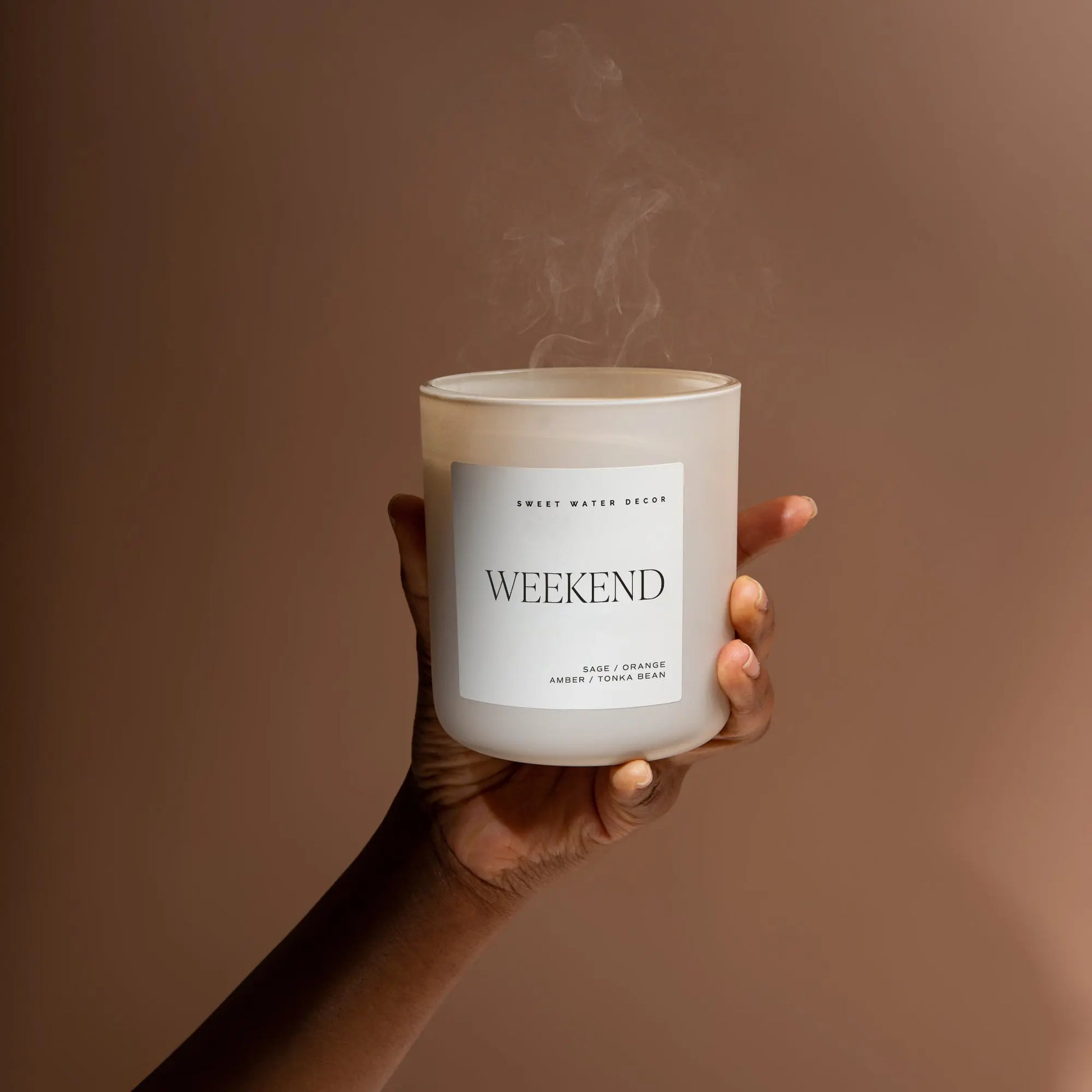 Weekend Soy Candle - Tan Matte Jar - 15 oz - cleansefaceandbodybar