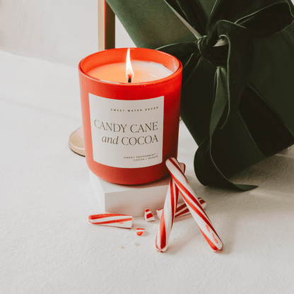 Candy Cane and Cocoa Soy Candle