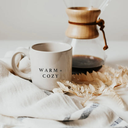 Warm and Cozy 14oz. Stoneware Coffee Mug - cleansefaceandbodybar