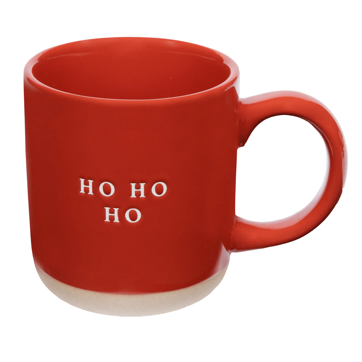 Ho Ho Ho 14oz. Red Stoneware Coffee Mug Sweet Water Decor