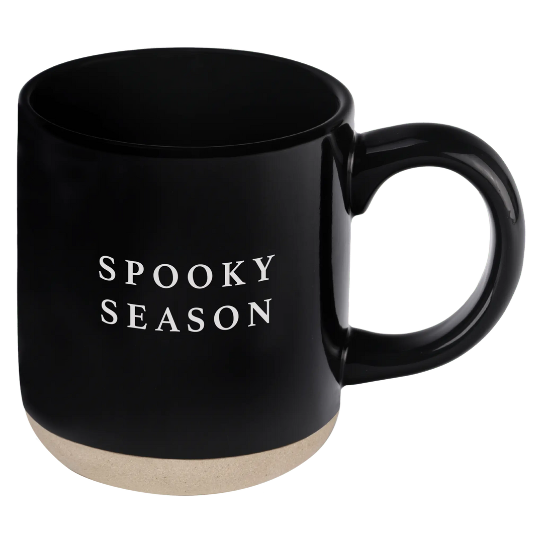 Spooky Season 14oz. Black Stoneware Coffee Mug Sweet Water Decor Cleanse Face & Body Bar