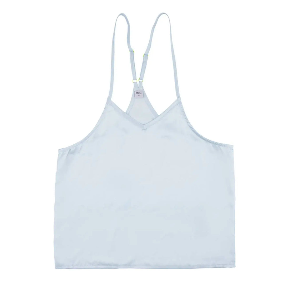 Cami + Velvet Ruffled Short - Blue: 100% Polyester / MD Bella Sleep + Spa Cleanse Face &amp; Body Bar