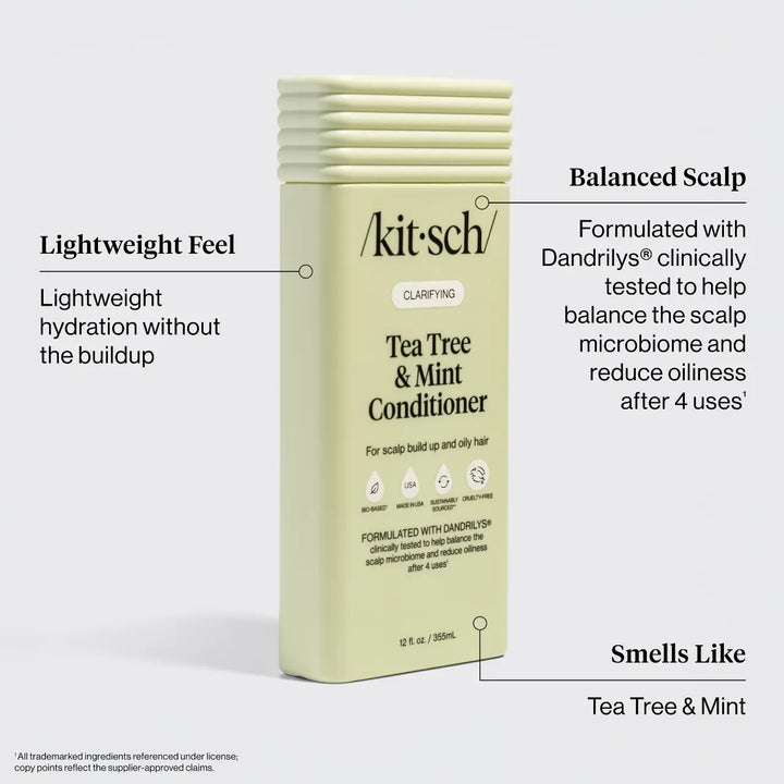 Clarifying Tea Tree &amp; Mint Conditioner KITSCH Cleanse Face &amp; Body Bar