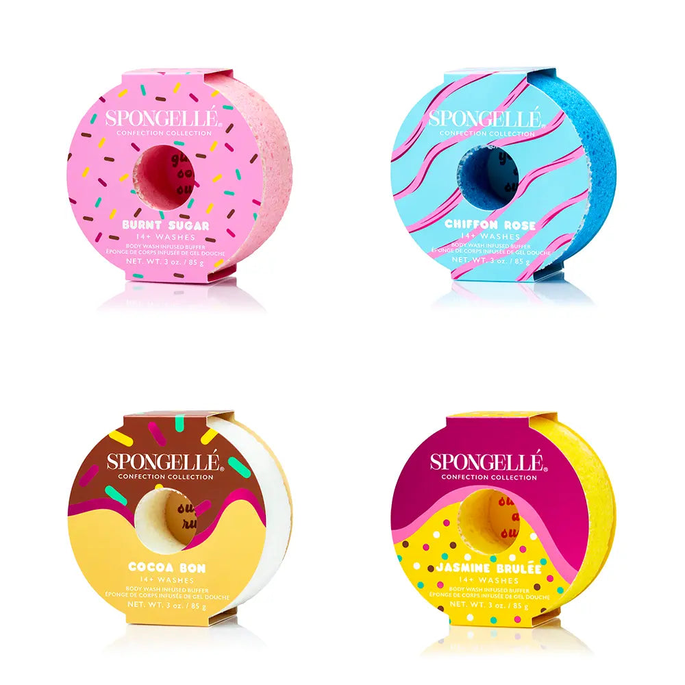Confection Buffer Assorted Pack Spongellé Cleanse Face & Body Bar