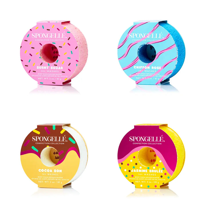 Confection Buffer Assorted Pack Spongellé Cleanse Face & Body Bar