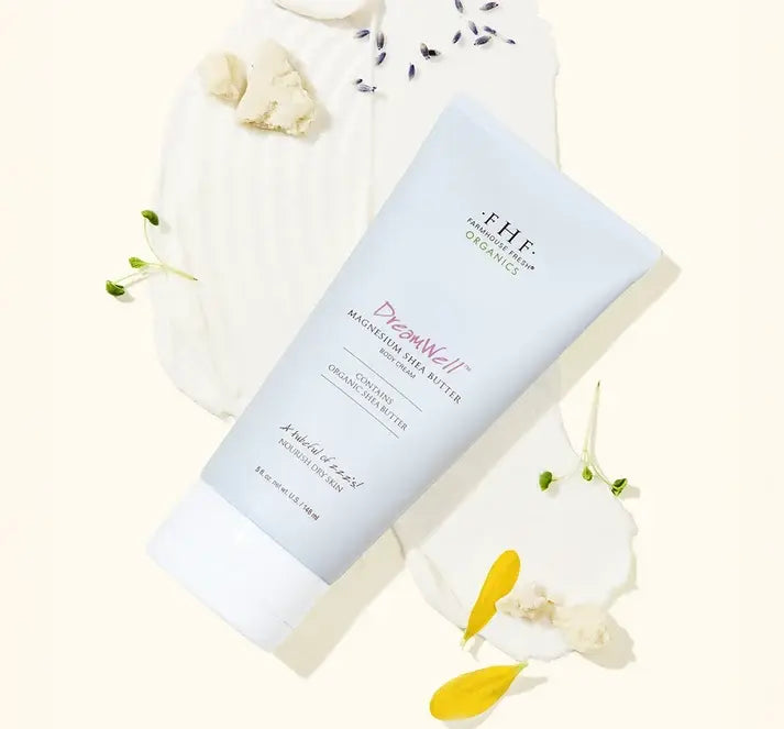DREAMWELL™ MAGNESIUM ORGANIC SHEA BUTTER BODY CREAM cleansefaceandbodybar Cleanse Face &amp; Body Bar