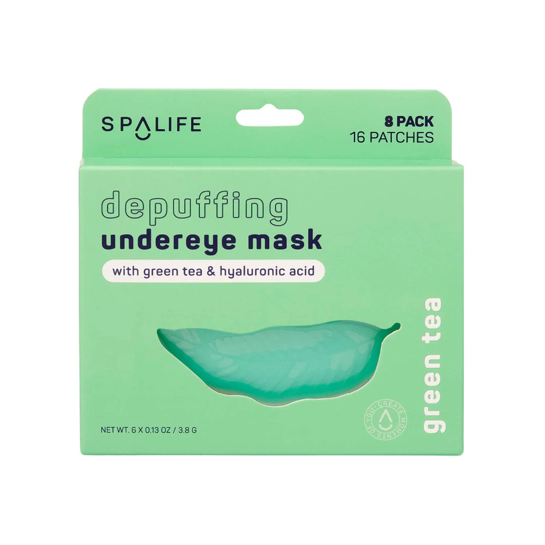 Depuffing Hydrogel Undereye Patches - 8 Pairs My Spa Life Cleanse Face & Body Bar