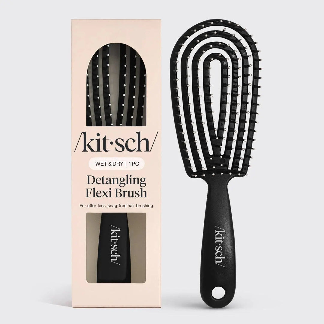 Detangling Flexi Brush - Black KITSCH Cleanse Face & Body Bar