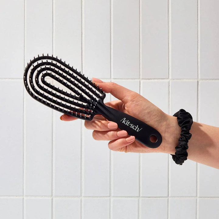 Detangling Flexi Brush - Black KITSCH Cleanse Face &amp; Body Bar