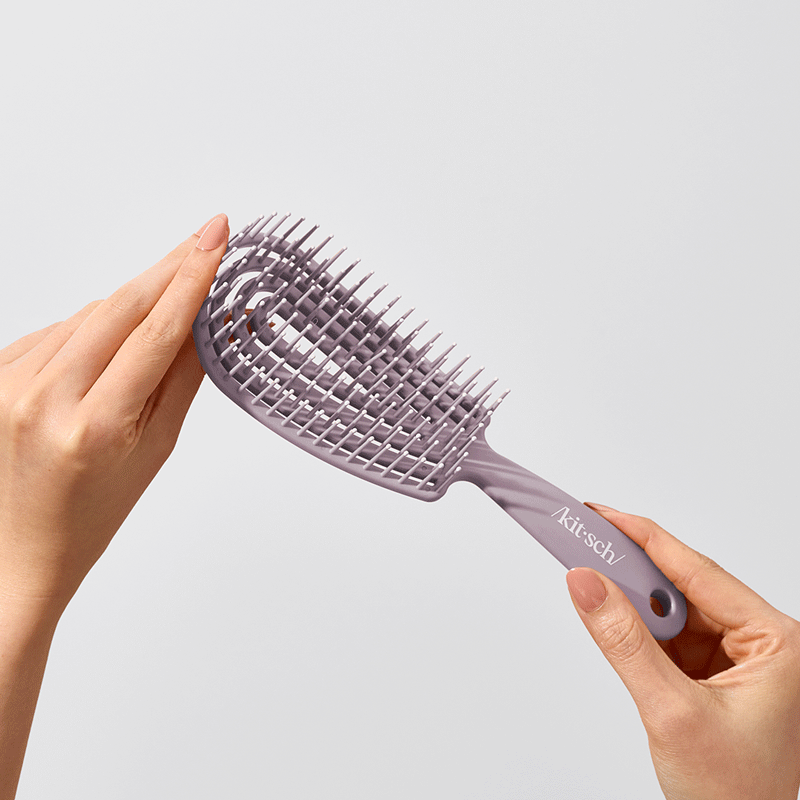 Detangling Flexi Brush - Soft Violet KITSCH Cleanse Face &amp; Body Bar