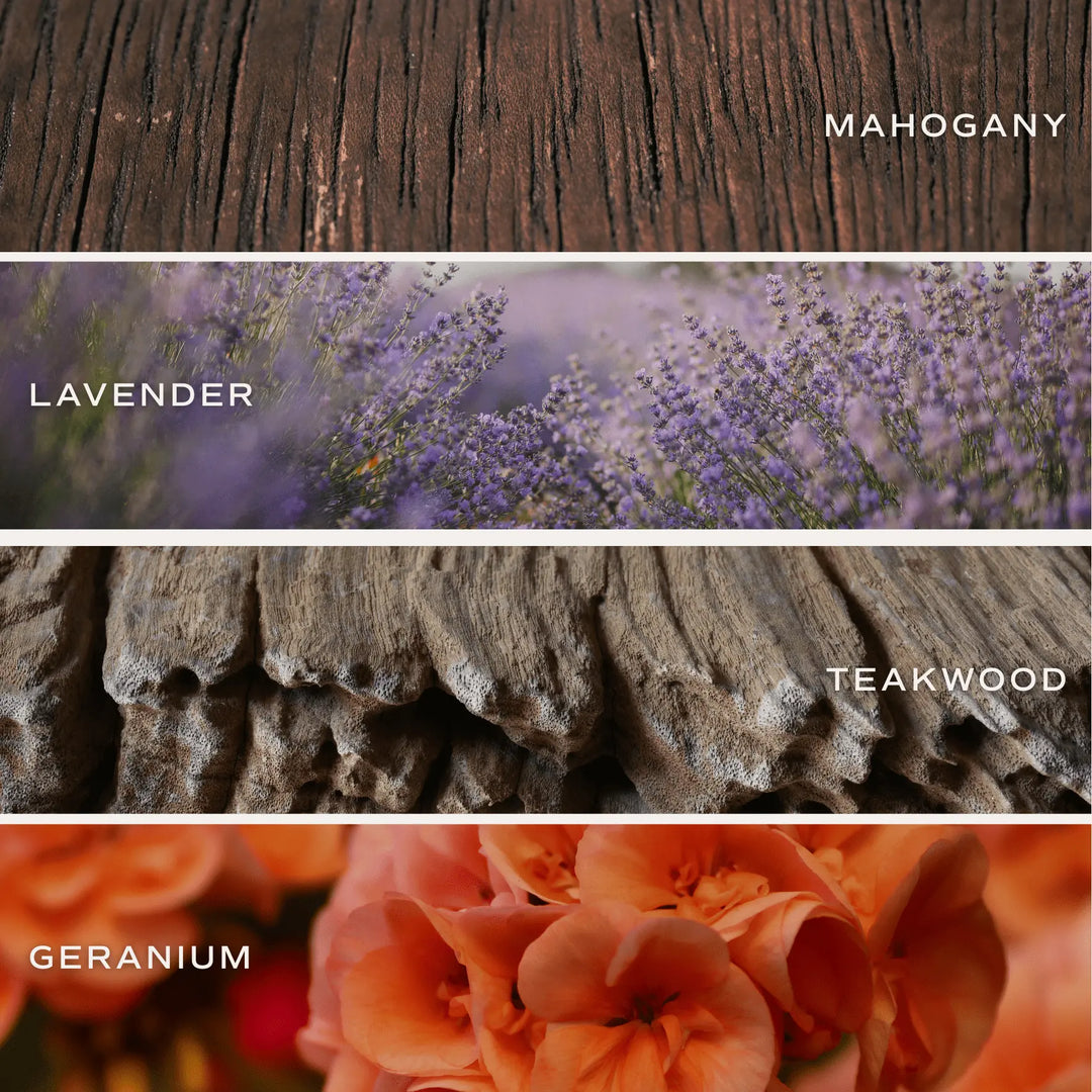 Driftwood and Mahogany Soy Candle - Brown Matte Jar - 15 oz Sweet Water Decor Cleanse Face & Body Bar