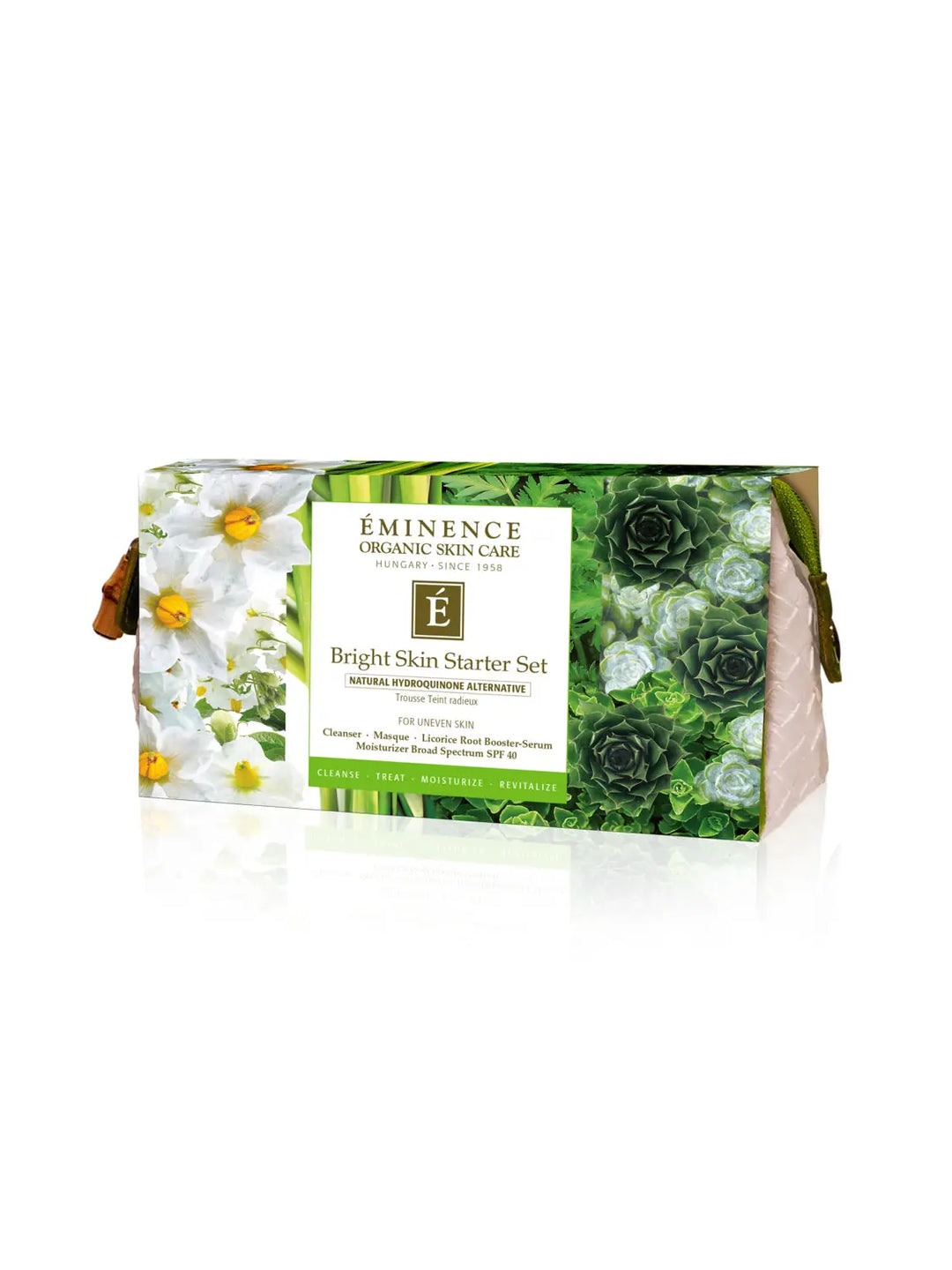 Eminence Organic Skin Care Bright Skin Starter Set Eminence Organic Skin Care Cleanse Face & Body Bar