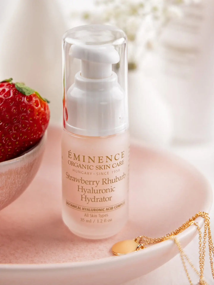 Eminence Organic Skin Care Strawberry Rhubarb Hyaluronic Acid Hydrator Eminence Organic Skin Care Cleanse Face &amp; Body Bar