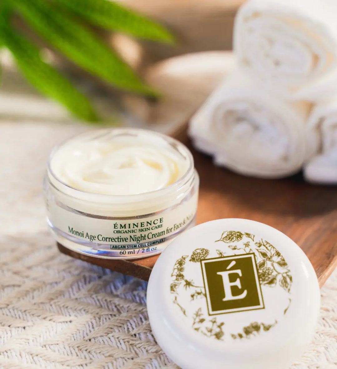 Eminence Organic Skin Care Monoi Age Corrective Night Cream for Face & Neck