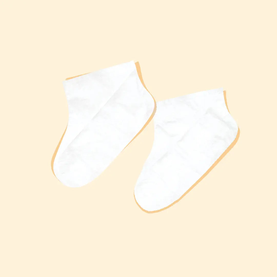 Exfoliating &amp; Smoothing Foot Socks - 1 Pair: Exfoliating Foot Mask My Spa Life Cleanse Face &amp; Body Bar