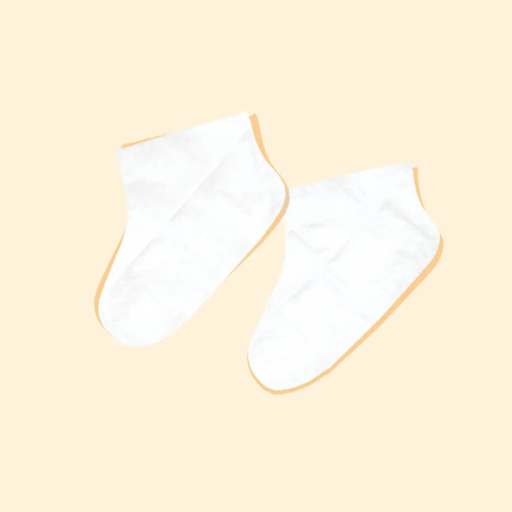 Exfoliating &amp; Smoothing Foot Socks - 1 Pair: Exfoliating Foot Mask My Spa Life Cleanse Face &amp; Body Bar