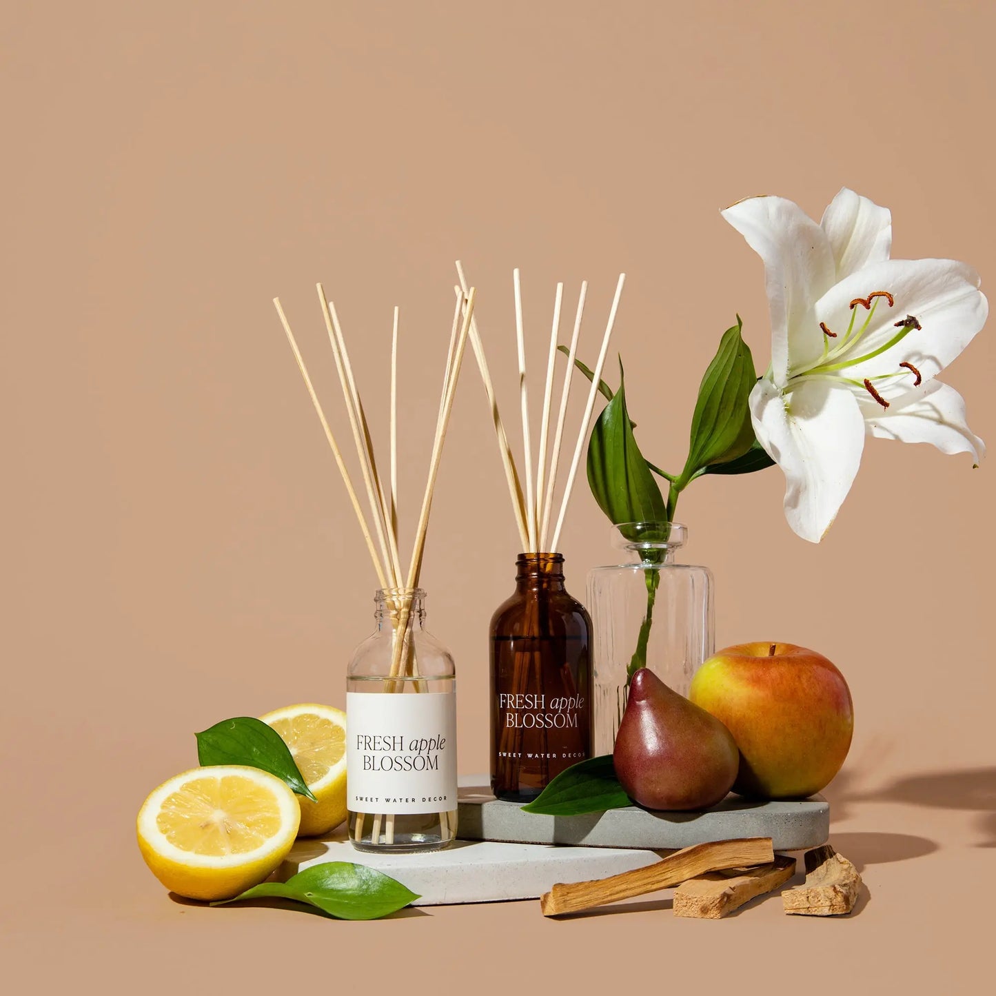 Fresh Apple Blossom Clear Reed Diffuser