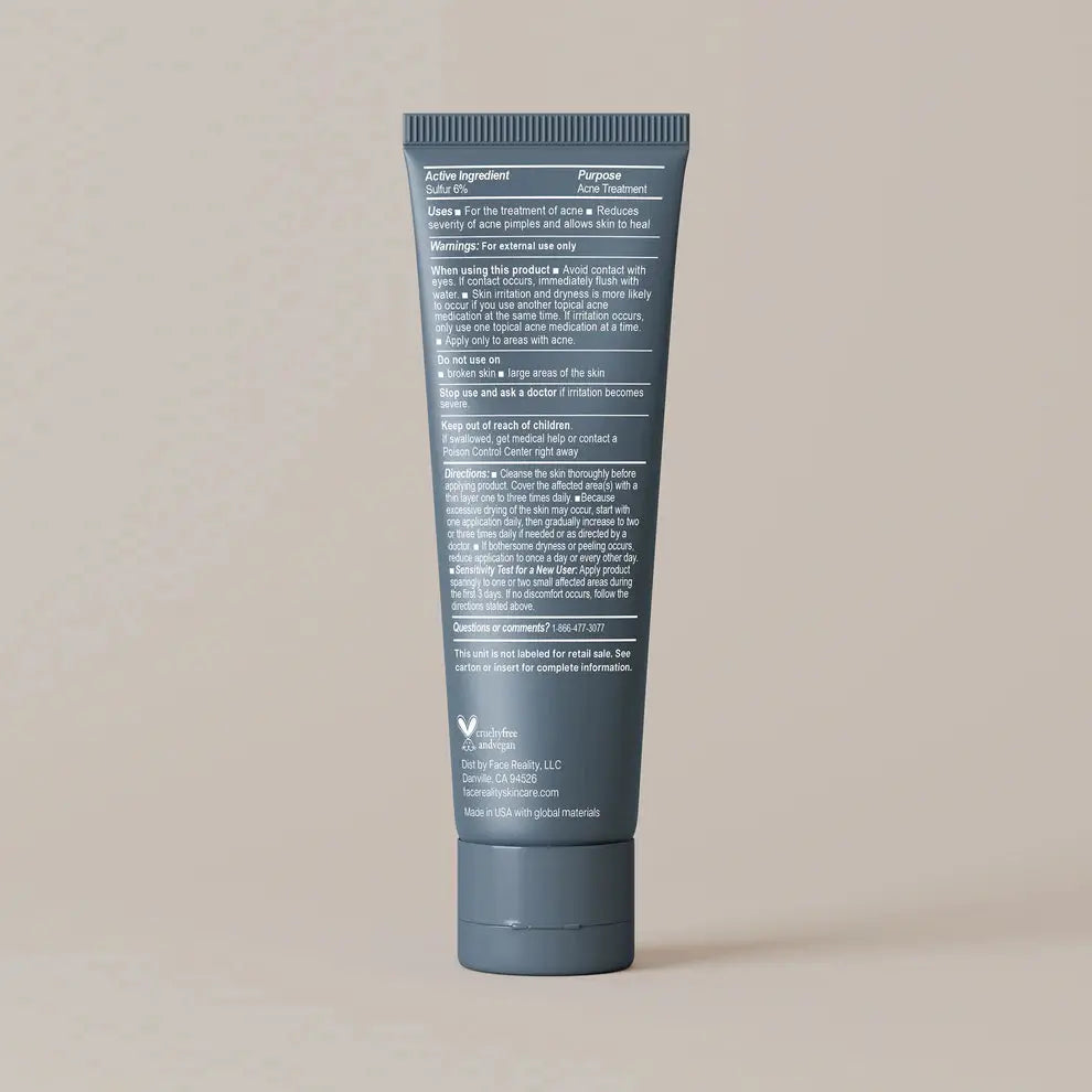 Face Reality Sulfur Spot Treatment Face Reality Cleanse Face & Body Bar